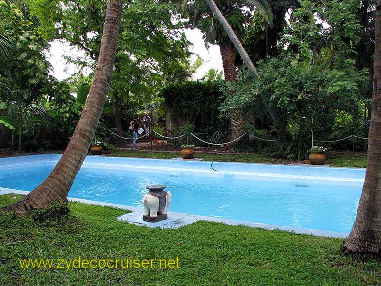 078: Carnival Freedom - Key West - Hemmingway Home - Salt Water Swimming Pool