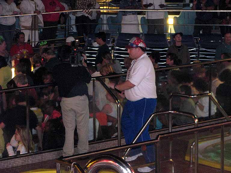 Deck Party, Carnival Freedom, Dec 2008