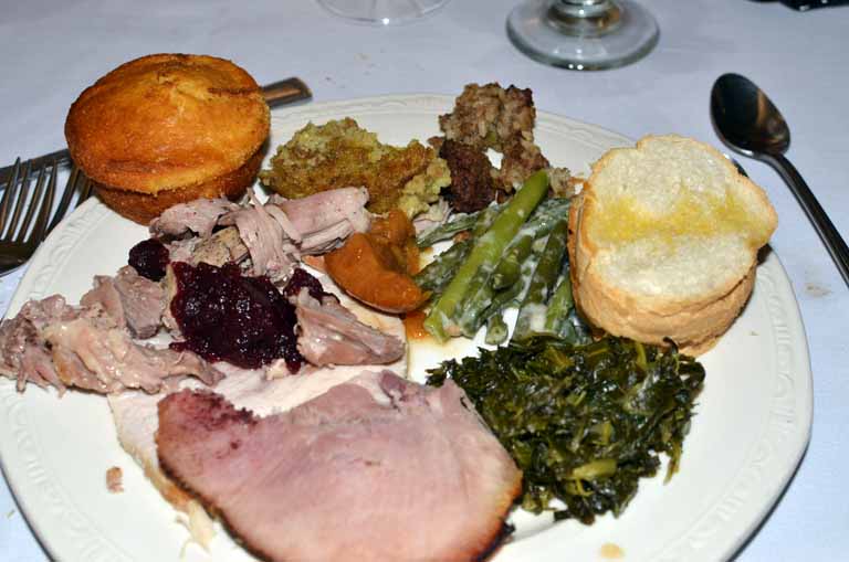 184: Baton Rouge, LA, November, 2010, St James Place, assorted Thanksgiving fare