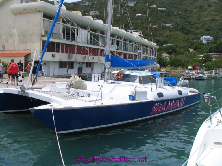 073: Carnival Liberty, Tortola, Patouche, Extreme Machine, The Baths, Virgin Gorda, Another one of the Patouche boats...
