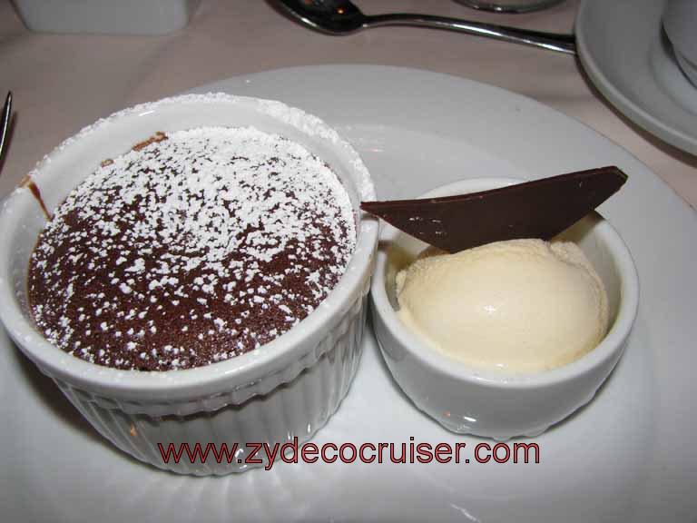 Carnival Warm Melting Chocolate Cake - Zydecocruiser