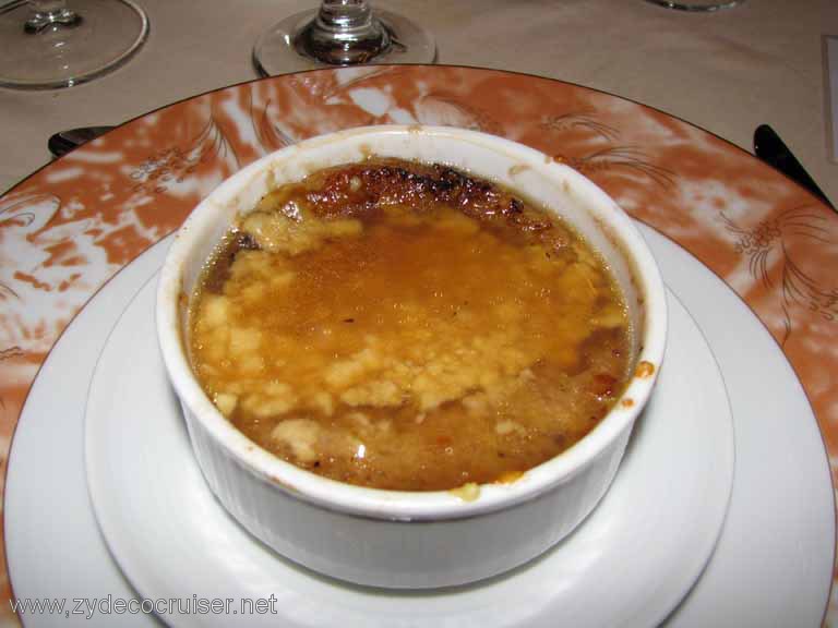 French Onion soup, Carnival Splendor 8