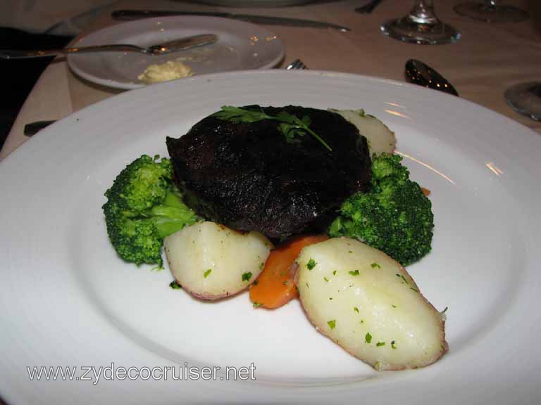 Flat Iron Steak (you ask for well done, look out!), Carnival Splendor 8