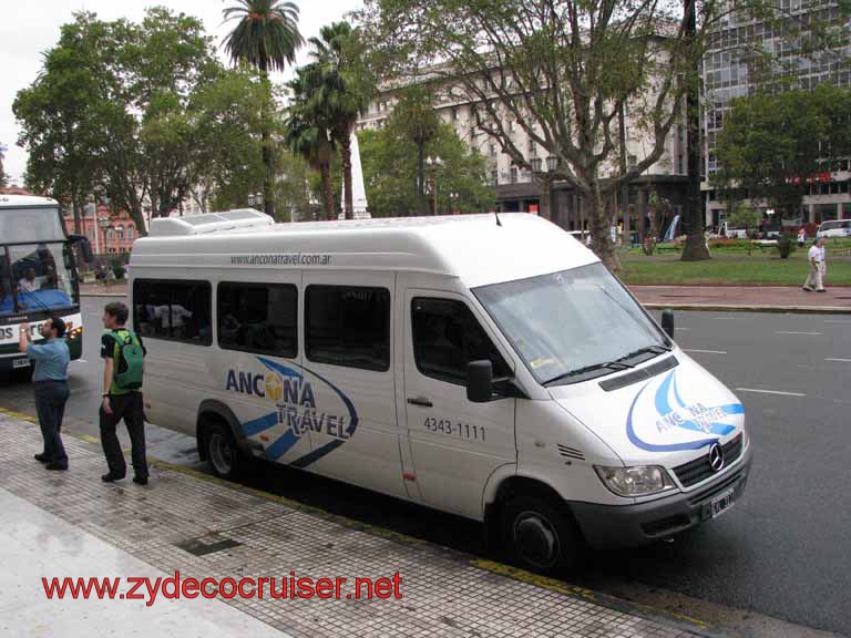 054: Carnival Splendor, South America Cruise, Buenos Aires, City Tour, Tour Van, 