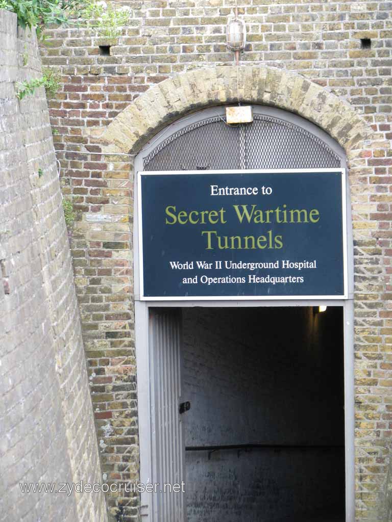 Entrance to Secret Wartime Tunnels, Dover Castle
