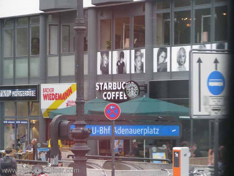 056: Carnival Splendor, Baltic Cruise, Berlin, of course a Starbucks