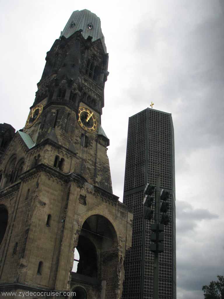 065: Carnival Splendor, Baltic Cruise, Berlin, WWII Berlin Cathedral Clock Tower
