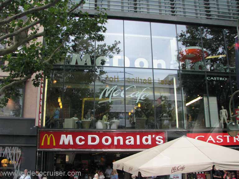 071: Carnival Splendor, Baltic Cruise, Berlin, McDonald's McCafe