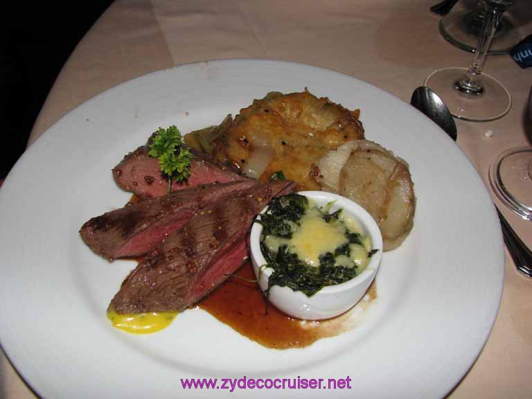 145: Carnival Fantasy, John Heald Bloggers Cruise 2, Cozumel, Chateaubriand with Sauce Barnaise