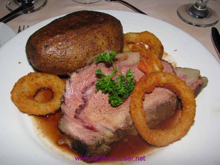 060: Carnival Fantasy, John Heald's Blogger's Cruise 2, Fun Day at Sea, Tender Roasted Prime Rib of American Beef