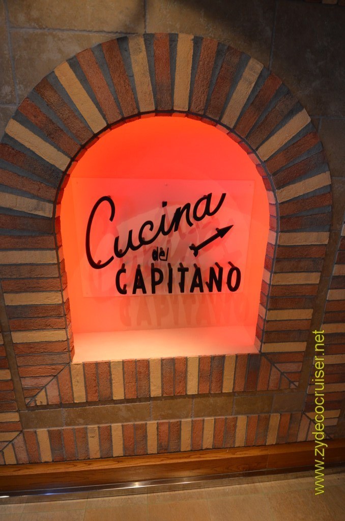 034: Carnival Magic, BC5, John Heald's Bloggers Cruise 5, Embarkation Day, Cucina del Capitano