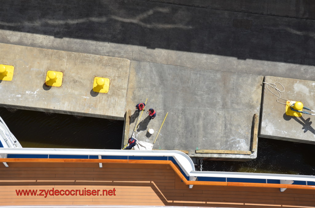 007: Carnival Magic, BC5, John Heald's Bloggers Cruise 5, Embarkation Day, View from our balcony looking down