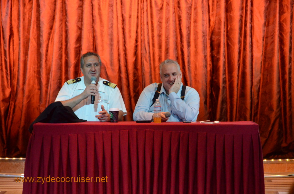 020: Carnival Magic, BC5, John Heald's Bloggers Cruise 5, Sea Day 1, Q&A Session with John and a Few Beards, Donato and John