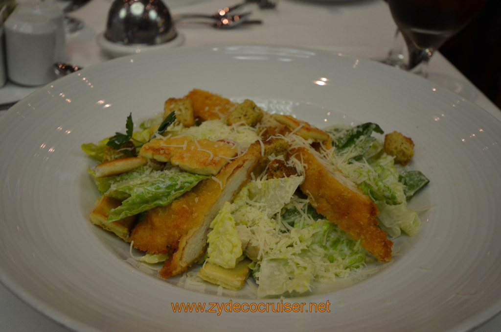 047: Carnival Magic, BC5, John Heald's Bloggers Cruise 5, Sea Day 1, MDR Lunch, Southwestern Chicken Caesar Salad