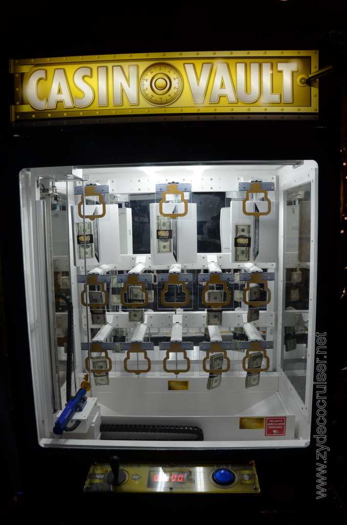 151: Carnival Magic, BC5, John Heald's Bloggers Cruise 5, Sea Day 1, Casino Vault Machine