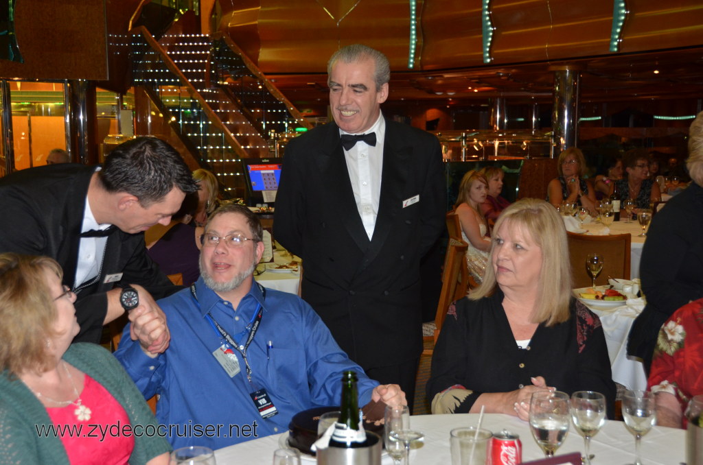 164: Carnival Magic, BC5, John Heald's Bloggers Cruise 5, Sea Day 1, MDR Dinner, a Birthday Boy