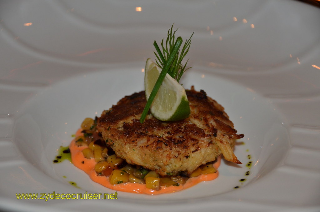 Carnival Magic, Prime Steakhouse, New England Crabcake