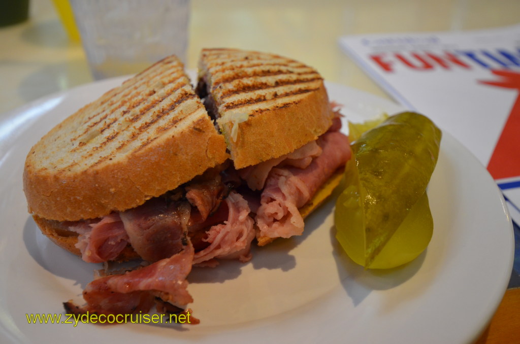 258: Carnival Magic, BC5, John Heald's Bloggers Cruise 5, Montego Bay, Jamaica, Carnival Deli, Combination Corned Beef and Pastrami, Toasted