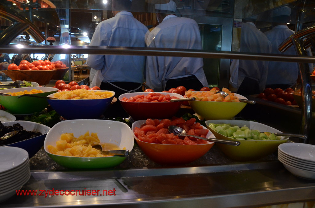 002: Carnival Magic, BC5, John Heald's Bloggers Cruise 5, Cozumel, Lido Breakfast, Fruits, 