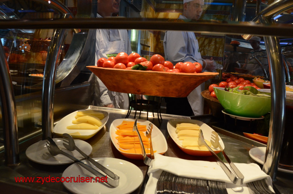 004: Carnival Magic, BC5, John Heald's Bloggers Cruise 5, Cozumel, Lido Breakfast, Cheeses, 