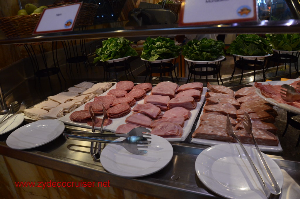 008: Carnival Magic, BC5, John Heald's Bloggers Cruise 5, Cozumel, Lido Breakfast, Cold Cuts, 