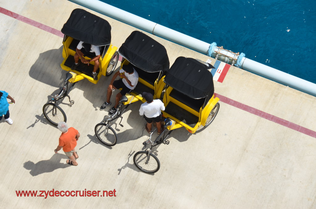 018: Carnival Magic, BC5, John Heald's Bloggers Cruise 5, Cozumel, Pedicabs, 