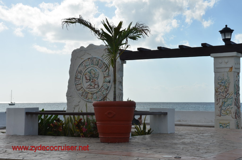 275: Carnival Magic, BC5, John Heald's Bloggers Cruise 5, Cozumel, Island Taxi Tour, Mestizo Monument, Monument of Two Cultures, 