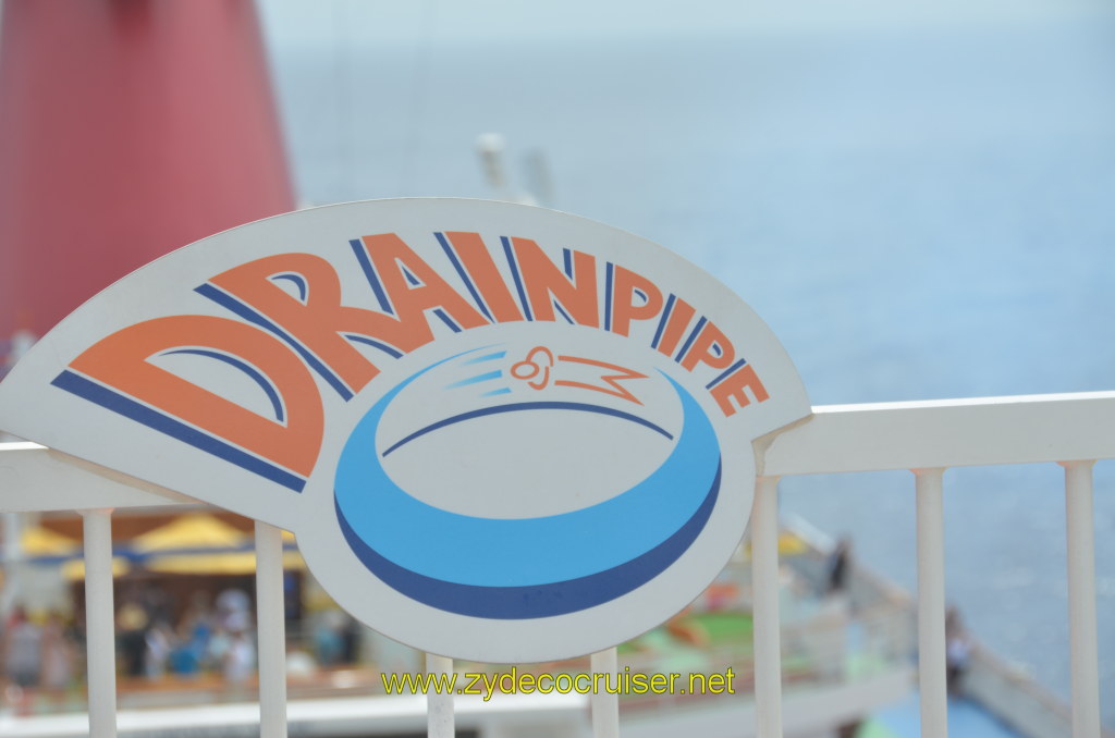 052: Carnival Magic, BC5, John Heald's Bloggers Cruise 5, Sea Day 3, Drainpipe