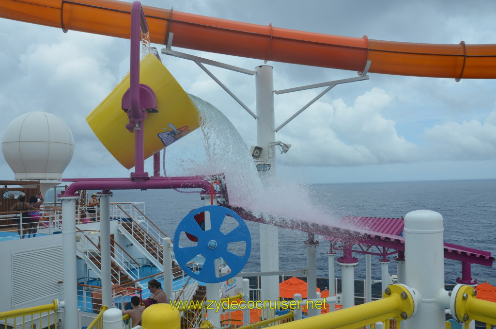 074: Carnival Magic, BC5, John Heald's Bloggers Cruise 5, Sea Day 3, Waterworks, Power Drencher, 