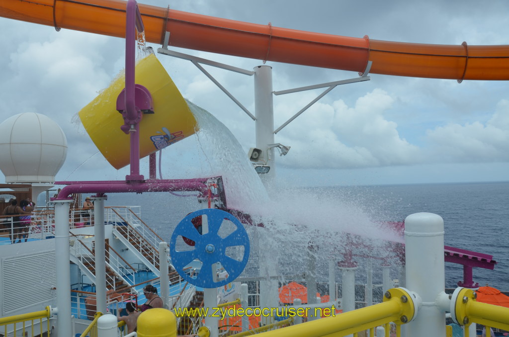 076: Carnival Magic, BC5, John Heald's Bloggers Cruise 5, Sea Day 3, Waterworks, Power Drencher, 