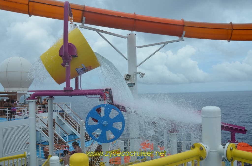 077: Carnival Magic, BC5, John Heald's Bloggers Cruise 5, Sea Day 3, Waterworks, Power Drencher, 