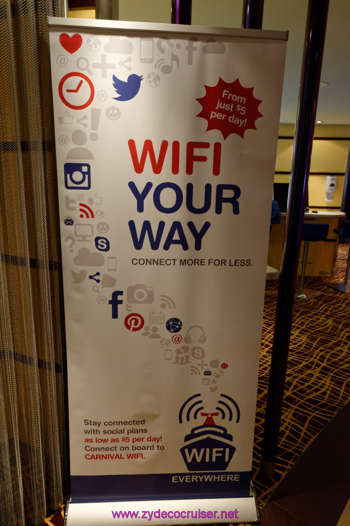 016: Carnival Breeze Cruise, Fun Day at Sea 1, WIFI Your Way