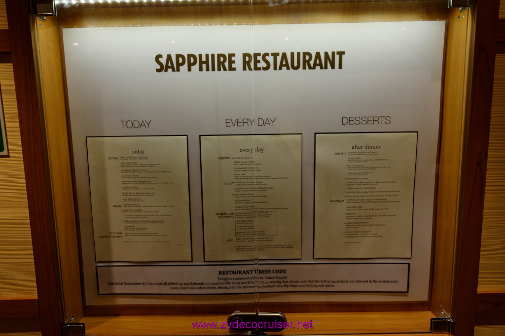 021: Carnival Breeze Cruise, Fun Day at Sea 1, Sapphire Restaurant