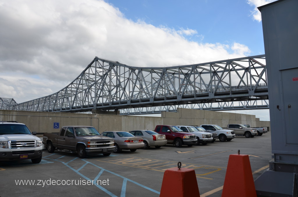 021: Parking, Erato Street cruise terminal, New Orleans,