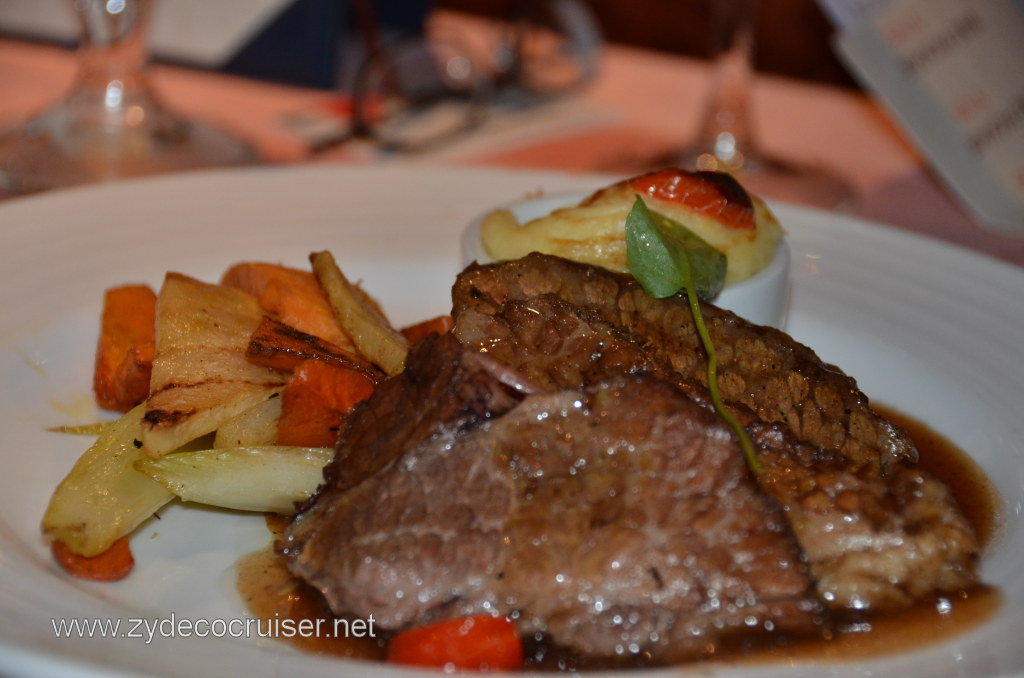 Carnival Conquest Tender Braised Beef Brisket in Gravy (tasty!)