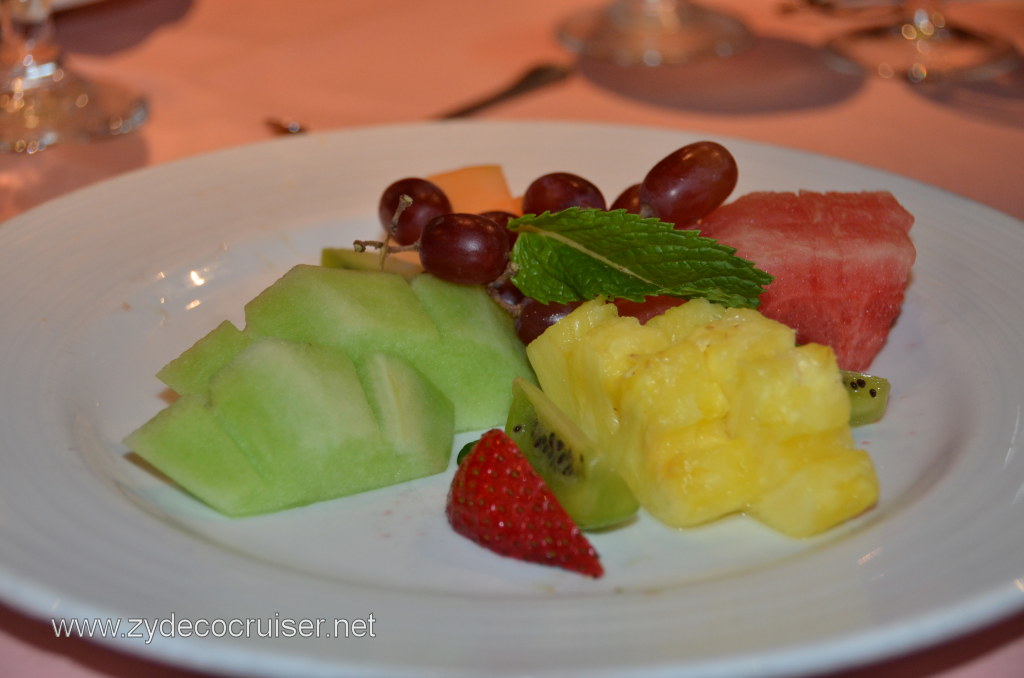 Carnival Conquest Fresh Tropical Fruit Plate