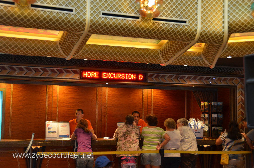 051: Carnival Conquest, Nov 13th-20th, 2011, Shore Excursion Desk, 