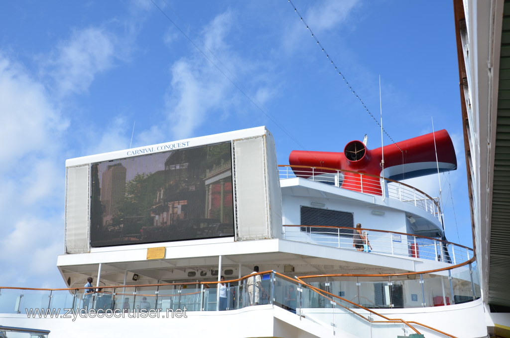 105: Carnival Conquest, Nov 14, 2011, Sea Day 1, 