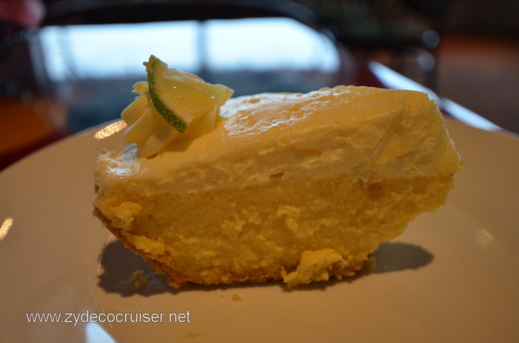 161: Carnival Conquest, Nov 14, 2011, Sea Day 1, Key Lime Cake