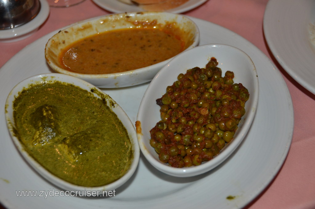 221: Carnival Conquest Indian Vegetarian (I think - Cream cheese and Spinach, Lentils, Peas)