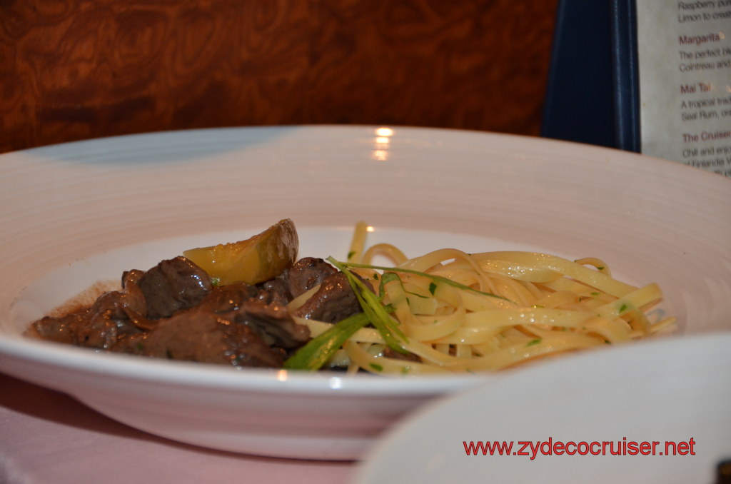 Carnival Conquest Beef Stroganoff