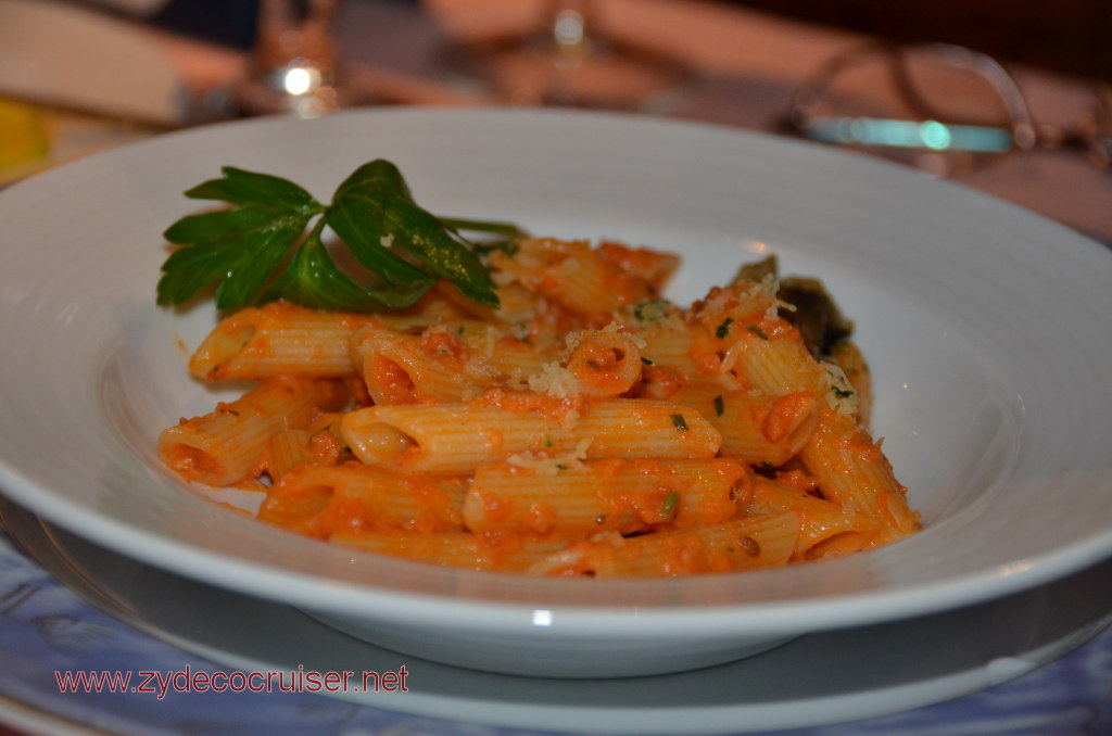 Carnival Conquest Penne Siciliana (starter)