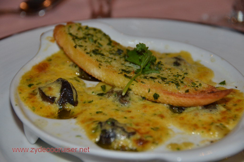 Carnival Conquest Escargots Bourguignonne