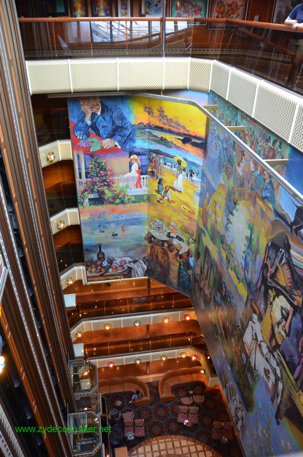 035: Carnival Conquest, Nov 18. 2011, Cozumel, Atrium