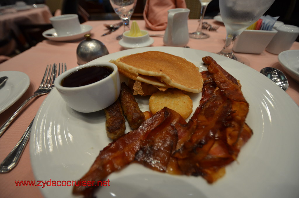 Pancakes (fluffy), Sausage, Bacon, Hash Brown Potatoes