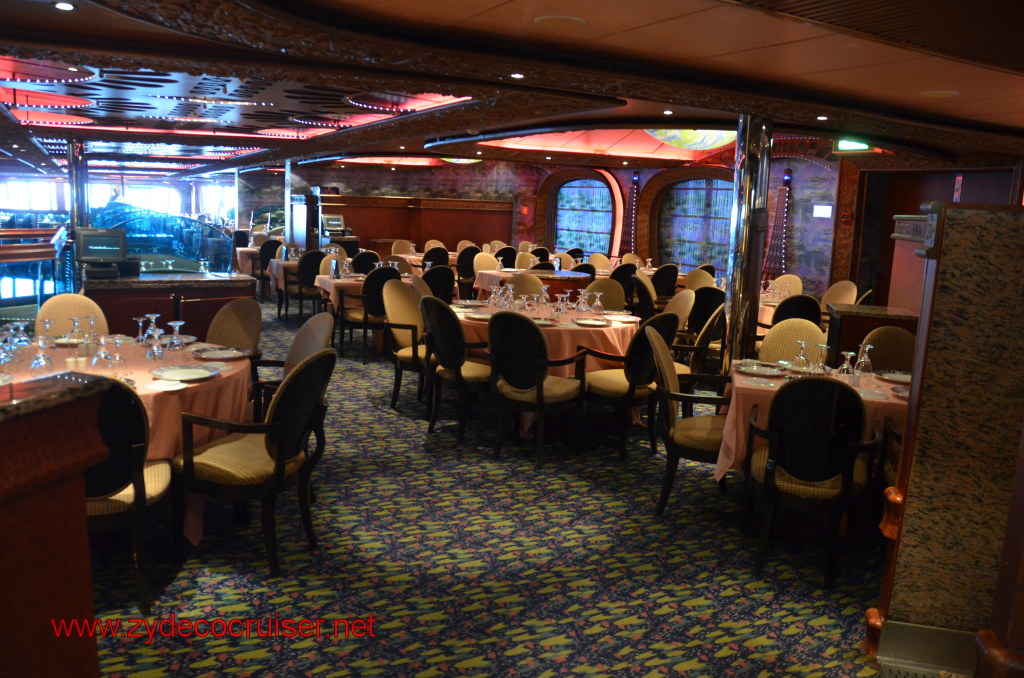 089: Carnival Conquest, Nov 19, 2011, Sea Day 3, Monet Restaurant