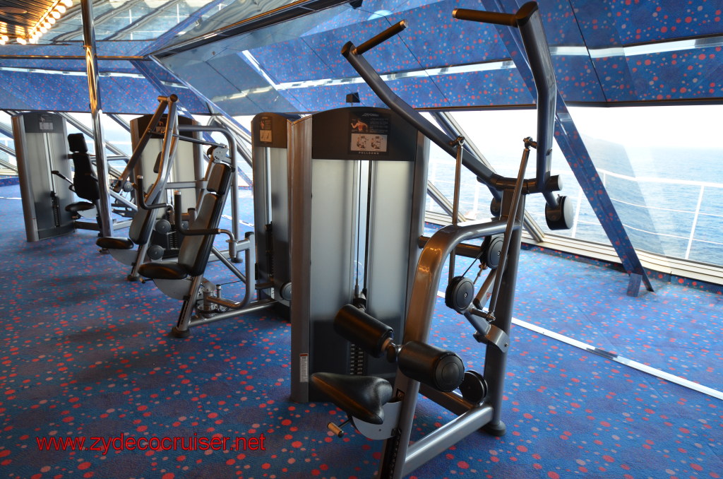 131: Carnival Conquest, Nov 19, 2011, Sea Day 3, Gymnasium