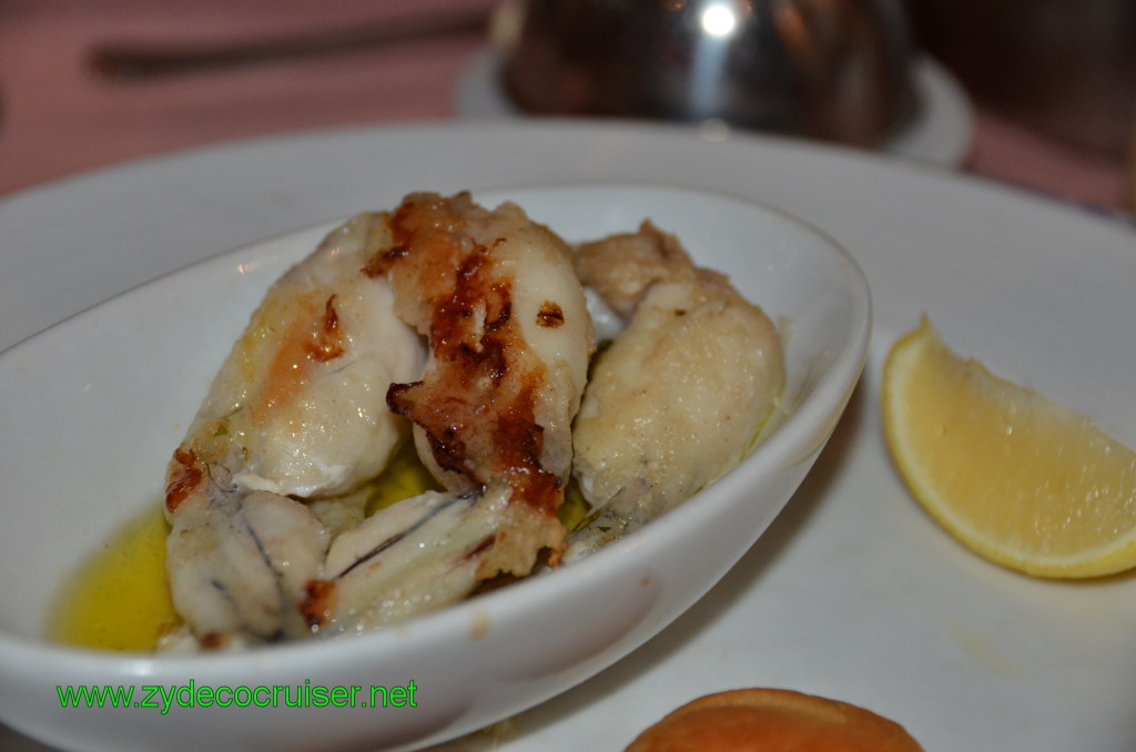 186: Carnival Conquest, Nov 19, 2011, Sea Day 3, Frogs Legs with Provenale Herb Butter