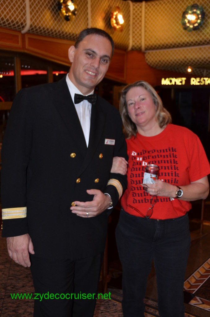 196: Carnival Conquest, Nov 19, 2011, Sea Day 3, Senior Matre d' Elvis