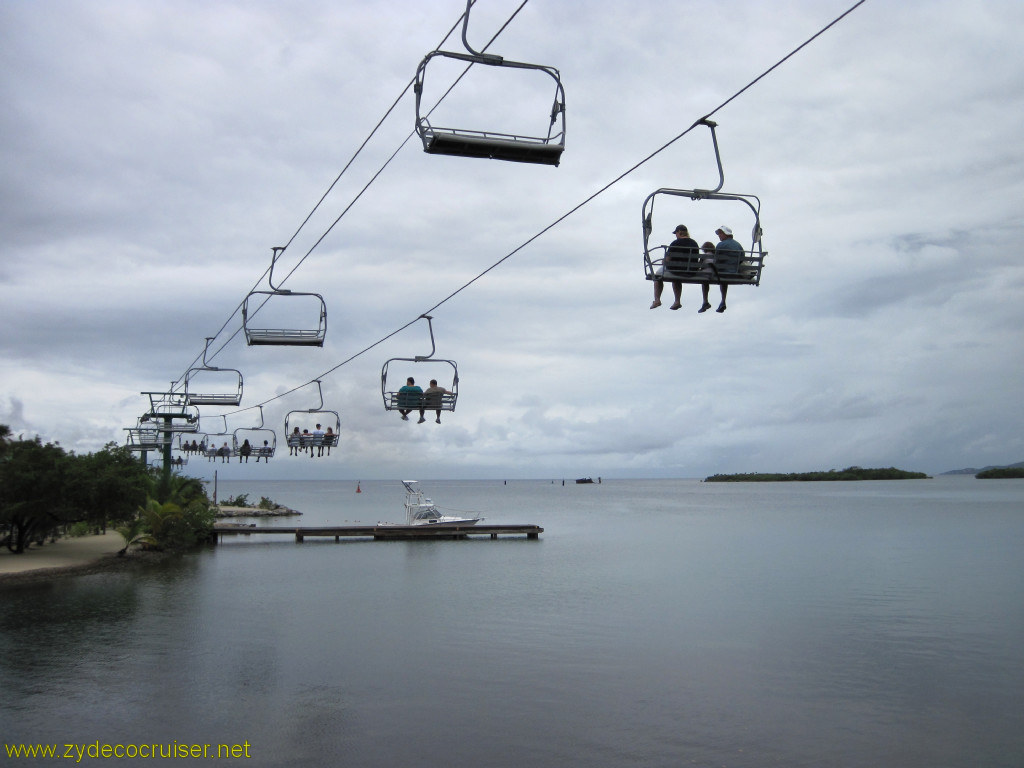 032: Carnival Conquest, Roatan, Magical Flying Beach Chairs, 